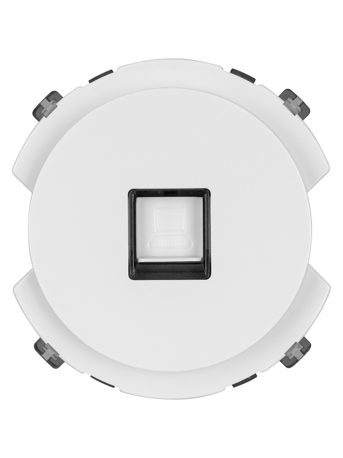 Розетка компьютерная RJ45 белая, "Байкал" TDM — изображение 3