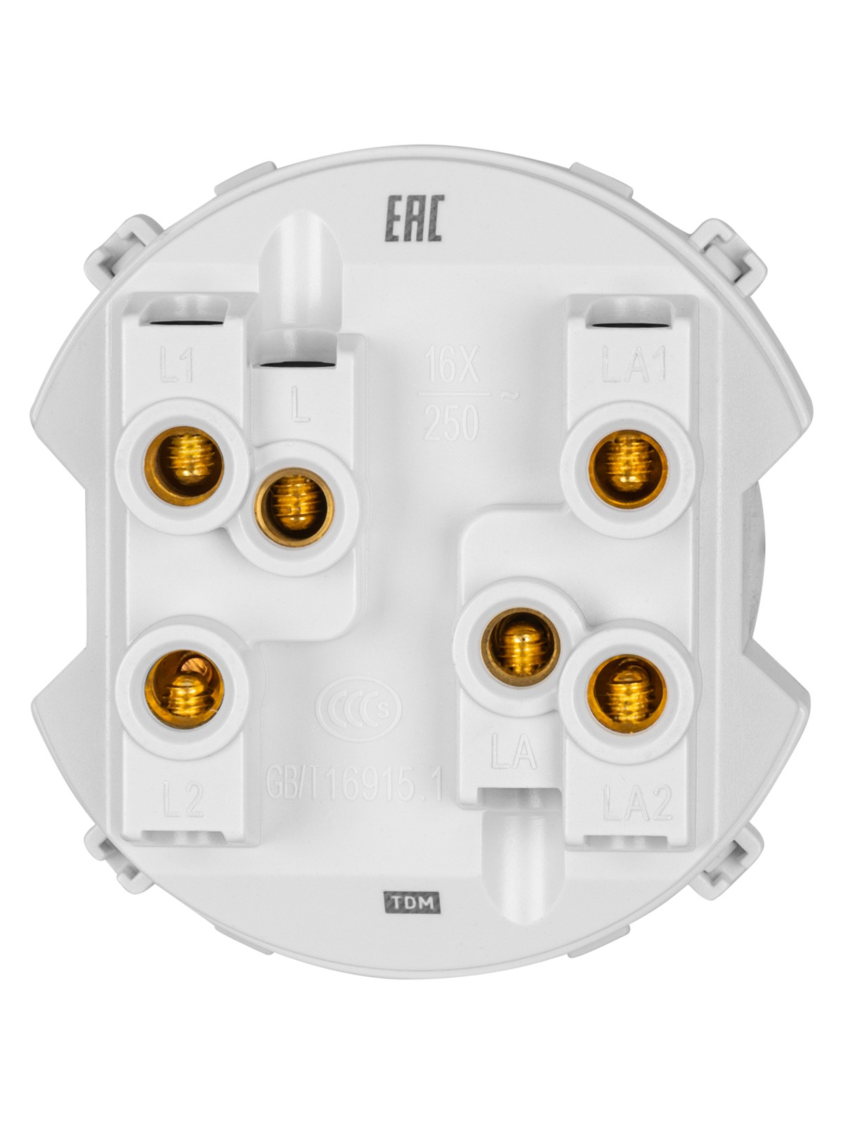 Выключатель 1-кл. 16А 250В перекрестный белый, "Байкал" TDM — изображение 4