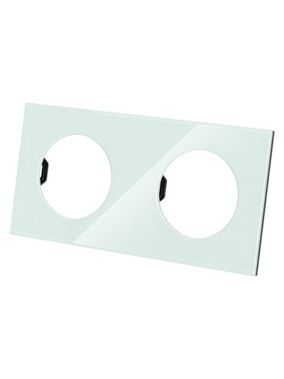 Рамка двойная фисташковая, стекло, "Байкал" TDM — изображение 2