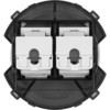Розетка компьютерная двойная RJ45 фисташковая, "Байкал" TDM