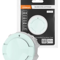 Выключатель карточный 250В 8кВт фисташковый, “Байкал” TDM