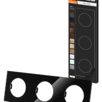 Рамка тройная агат, стекло, “Байкал” TDM