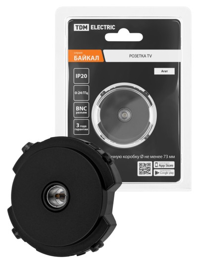 Розетка TV оконечная агат, “Байкал” TDM