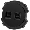 Розетка компьютерная двойная RJ45 агат, "Байкал" TDM