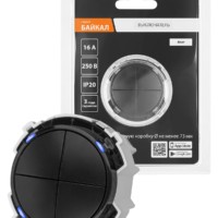 Выключатель 4-кл. 16А 250В проходной кнопочный механизм агат, “Байкал” TDM