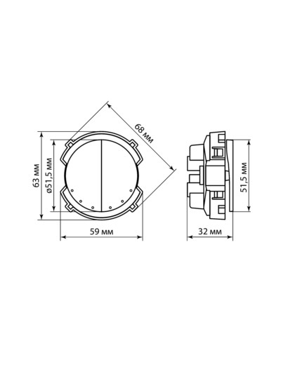 Выключатель 2-кл. 16А 250В агат, "Байкал" TDM — изображение 6