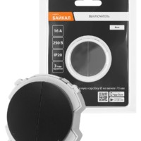 Выключатель 2-кл. 16А 250В проходной агат, “Байкал” TDM