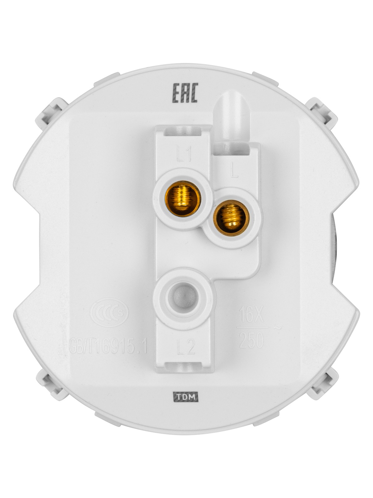 Выключатель звонка 1-кл. 16А 250В агат, "Байкал" TDM — изображение 4