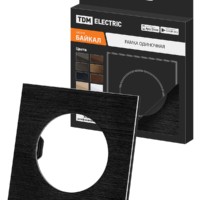 Рамка одиночная агат, алюминий, шлифованный, “Байкал” TDM