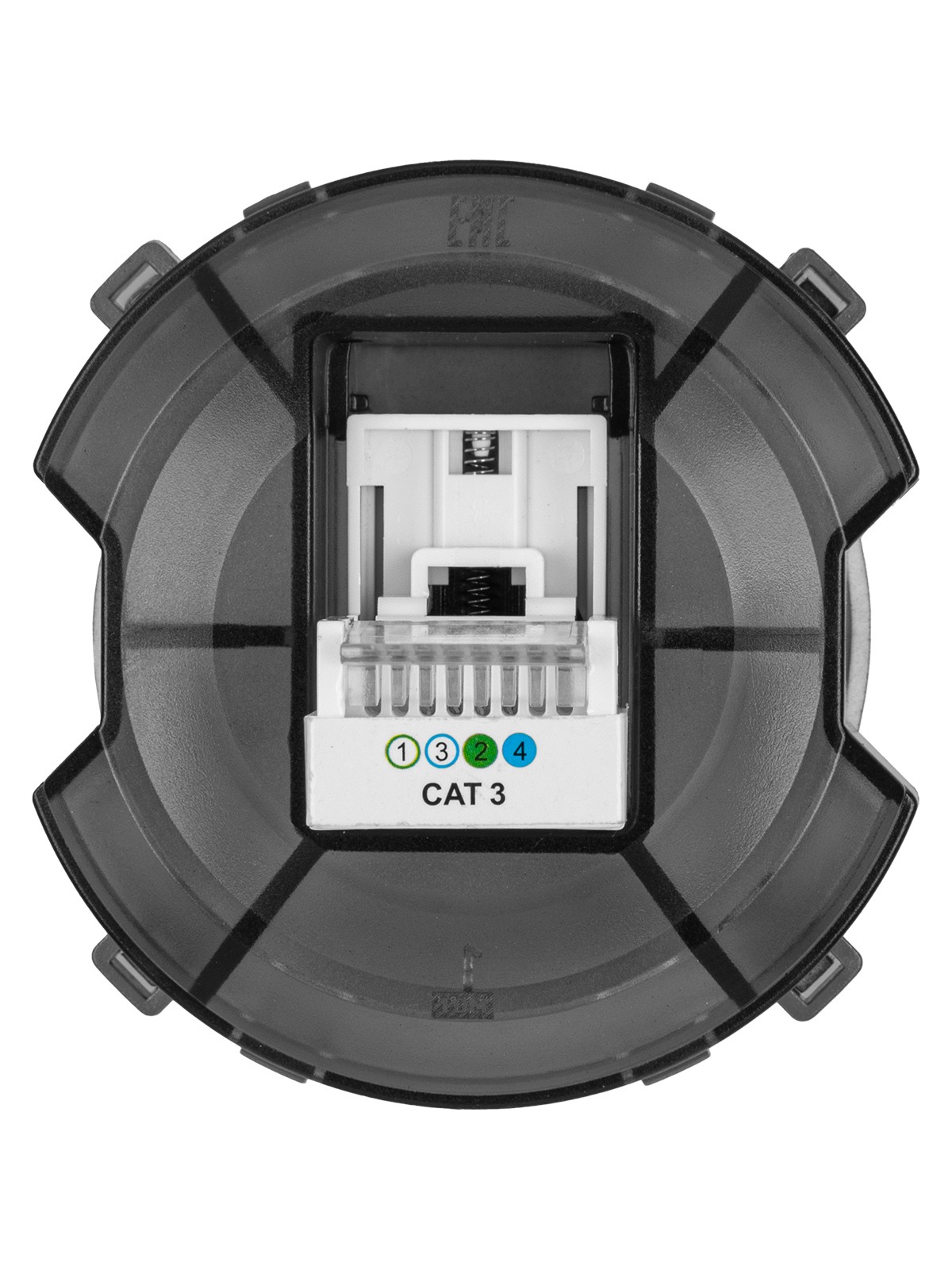 Розетка телефонная RJ11 платина, "Байкал" TDM — изображение 4