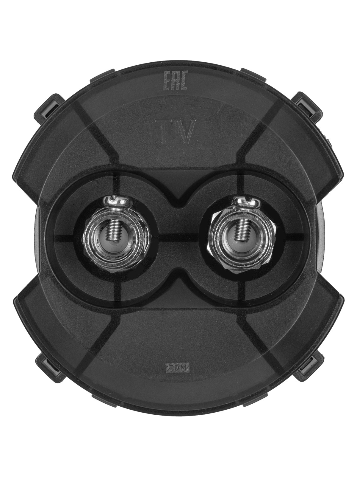 Розетка TV/SAT проходная платина, "Байкал" TDM — изображение 4