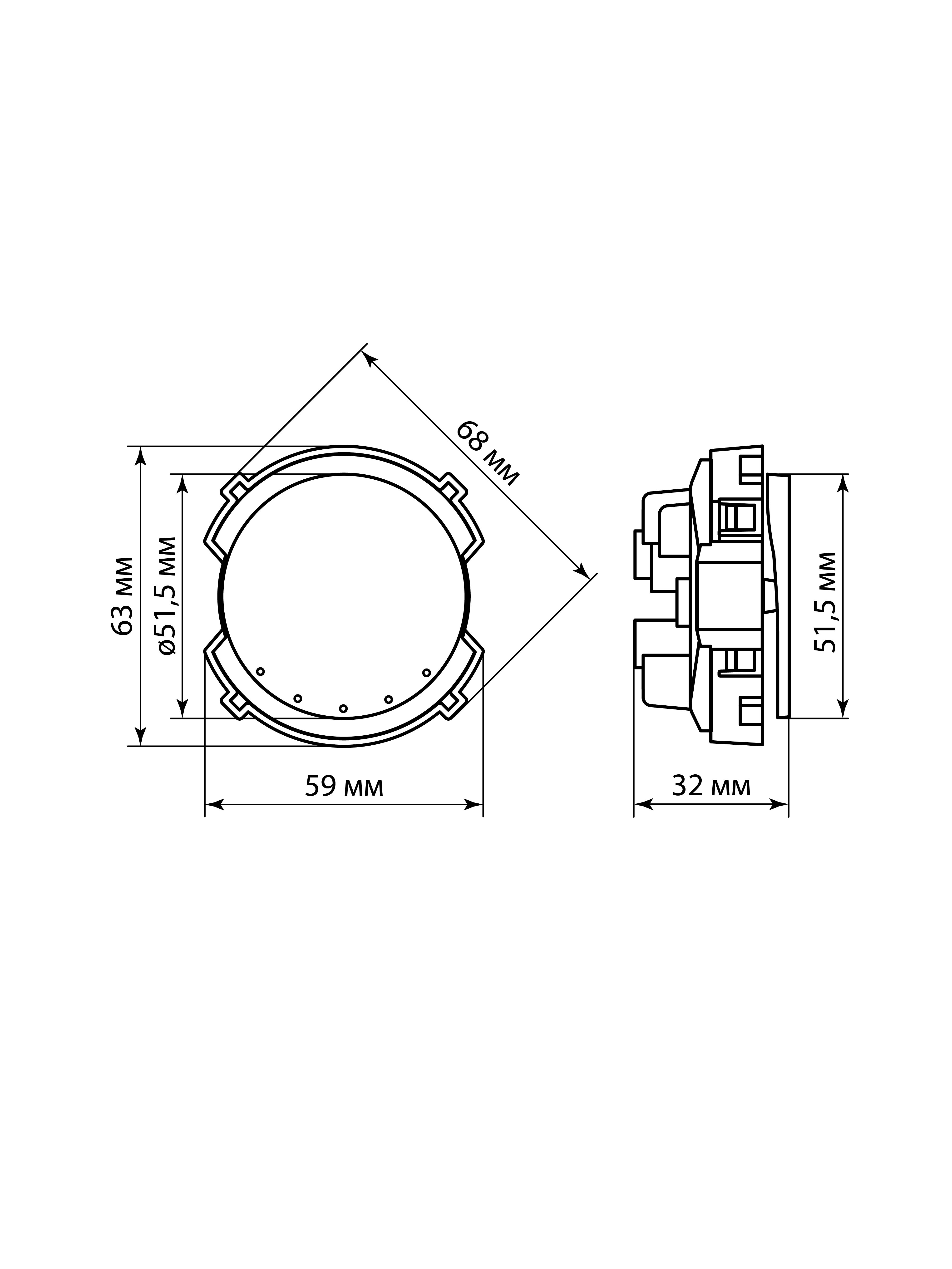 Выключатель 1-кл. 16А 250В перекрестный платина, "Байкал" TDM — изображение 6