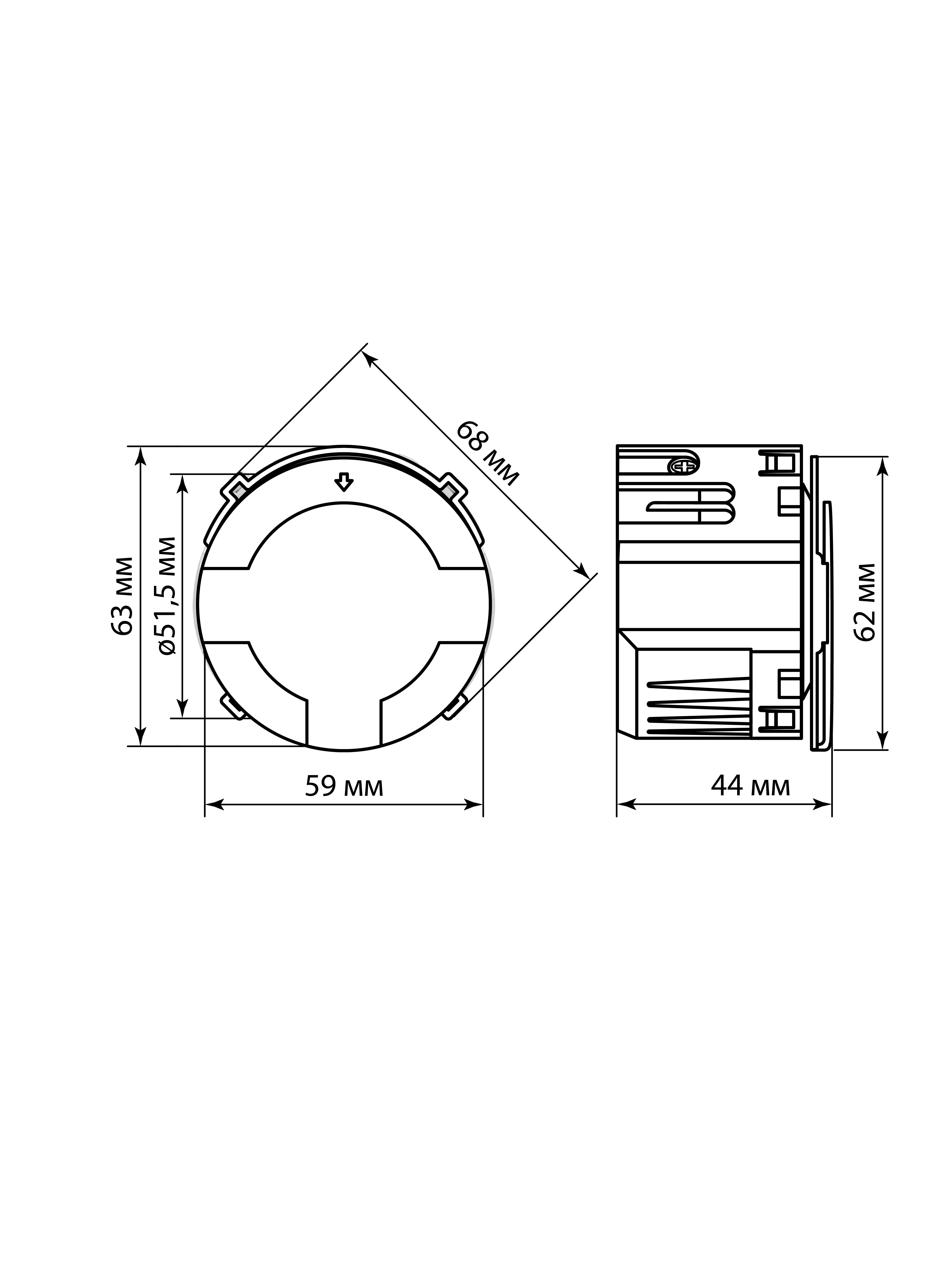 Выключатель карточный 250В 8кВт платина, "Байкал" TDM — изображение 6