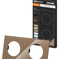 Рамка двойная бронза, стекло, “Байкал” TDM