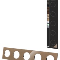 Рамка пятипостовая бронза, стекло, “Байкал” TDM