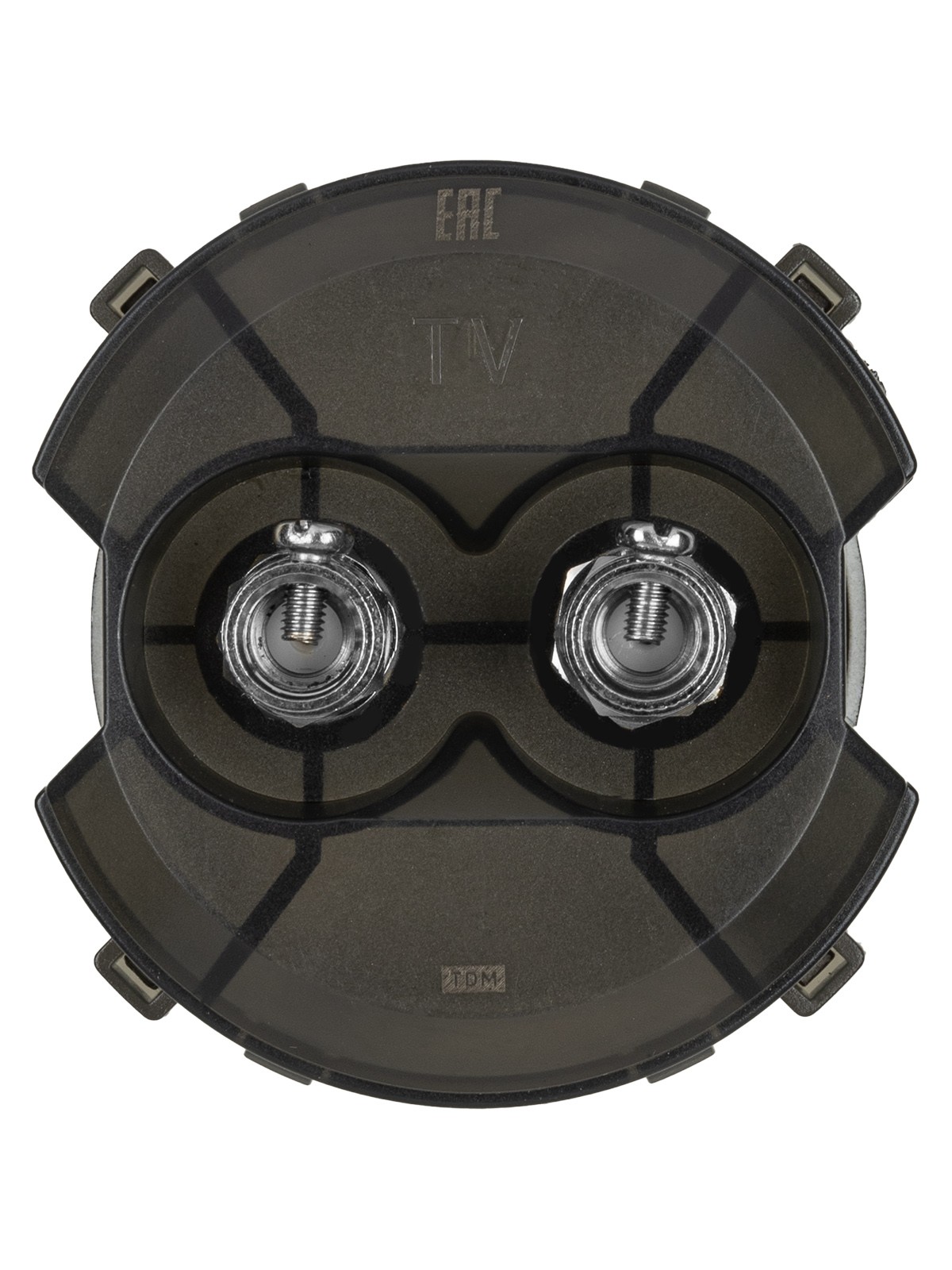 Розетка TV/SAT проходная бронза, "Байкал" TDM — изображение 4