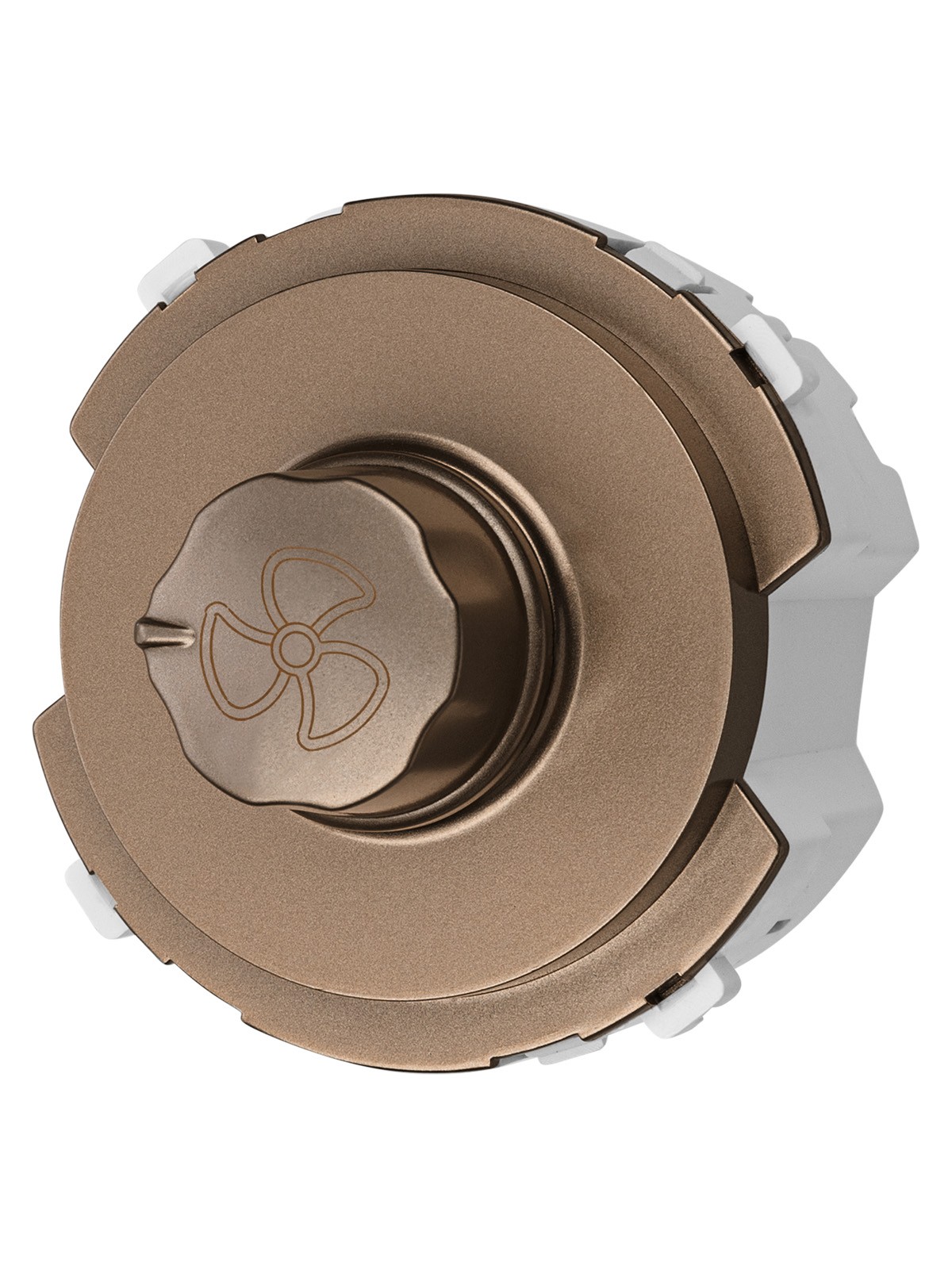 Диммер для вентилятора (RL, 500Вт) поворотный бронза, "Байкал" TDM — изображение 2