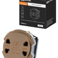 Розетка для бритвы бронза, “Байкал” TDM