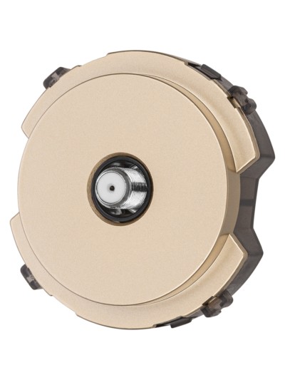 Розетка TV/SAT оконечная шампань, "Байкал" TDM — изображение 2