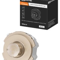 Светорегулятор (RL, 500Вт) поворотный шампань, “Байкал” TDM