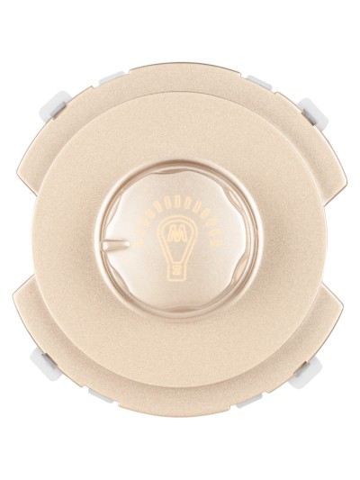 Светорегулятор (RL, 500Вт) поворотный шампань, "Байкал" TDM — изображение 3