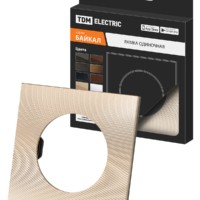 Рамка одиночная шампань, алюминий, текстурированный, “Байкал” TDM