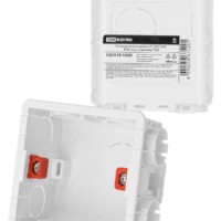 Установочная коробка СП 74х71х45, IP20, инд. штрихкод, TDM.