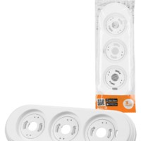 Рамка 3-х постовая белая «Виви» TDM