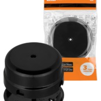 Коробка распаячная D90х43 мм инд. штрихкод  черная «Виви» TDM