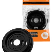 Рамка 1-но постовая черная «Виви» TDM