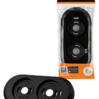 Рамка 2-х постовая черная «Виви» TDM