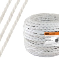 Провод ретро Эко 3х1,5 витой ГОСТ белый 20м TDM