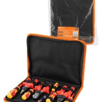 Набор диэлектрического инструмента №3, тканевый пенал, 9 предметов, 1000 В, «ПрофиЭлектрик» TDM