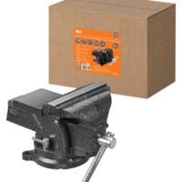 Тиски слесарные, поворотные, c наковальней, 150 мм, “Рубин”, TDM