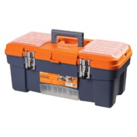 Ящик для инструментов ТЕХНИК-20, 51х26х22 см, метал. замки, лоток, два органайзера, «Рубин» TDM