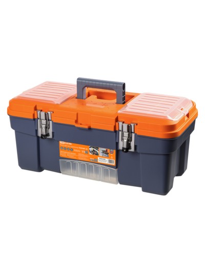 Ящик для инструментов ТЕХНИК-20, 51х26х22 см, метал. замки, лоток, два органайзера, «Рубин» TDM