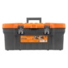 Ящик для инструментов ТЕХНИК-22, 56х28х24 см, метал. замки, лоток, два органайзера, «Рубин» TDM