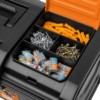 Ящик для инструментов ПРОФИ-24, 59х27х26 см, усилен., замок-автомат, лоток, органайзеры, «Рубин» TDM