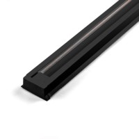 Шинопровод для трековых однофазных светильников черный 1м в наборе токоввод заглушка крепление CAB1003