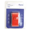Выключатель беспроводной FERON TM85 SMART одноклавишный soft-touch, красный