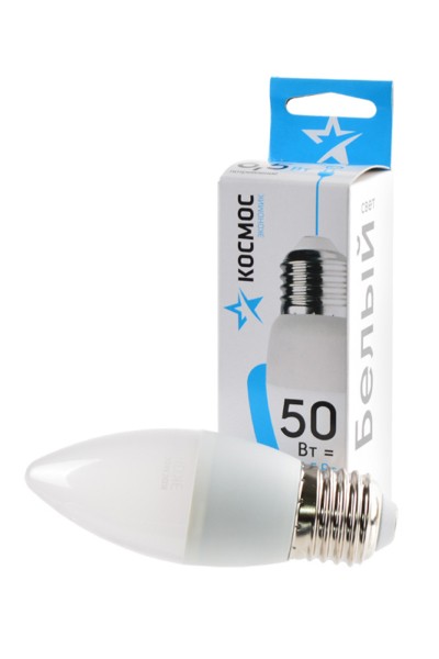 Лампа СДЛ CN 6.5Вт 220В E27 4500К Космос LkecLED6.5wCNE2745