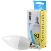 Лампа СДЛ CN 7.5Вт 220В E14 3000К Космос LkecLED7.5wCNE1430