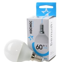 Лампа СДЛ GL45 7.5Вт 220В E14 4500К Космос LkecLED7.5wGL45E1445