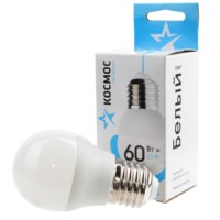 Лампа СДЛ GL45 7.5Вт 220В E27 4500К Космос LkecLED7.5wGL45E2745