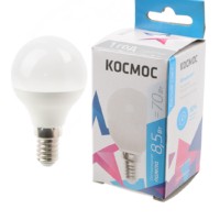 Лампа СДЛ GL45 8.5Вт 220В E14 4500К Космос LkecLED8.5wGL45E1445