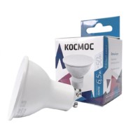 Лампа СДЛ GU10 6.5Вт 220В 4500К Космос LkecLED6.5wGU10C45