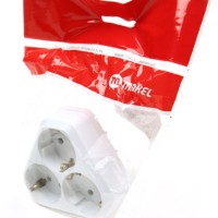 Разветвитель сетевой 3 гнезда с/з Makel 10001204