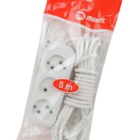 Удлинитель сетевой 3х5м б/з 10А IP20 Makel MGP124