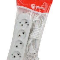 Удлинитель сетевой 4х2м б/з 10А IP20 Makel MGP142