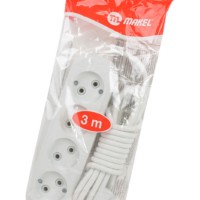 Удлинитель сетевой 4х3м б/з 10А IP20 Makel MGP143